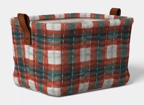 Quilted Stitch Decorative Basket - Threshold™