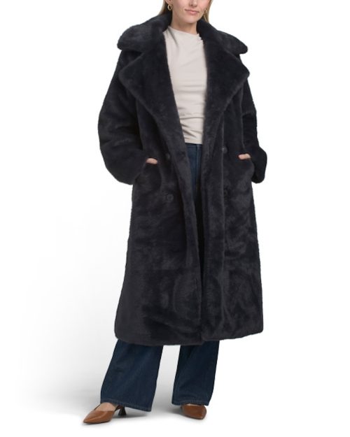 Rebecca Minkoff Long Faux Fur Coat