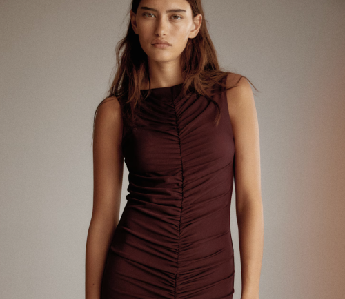 Ruched Bodycon Dress