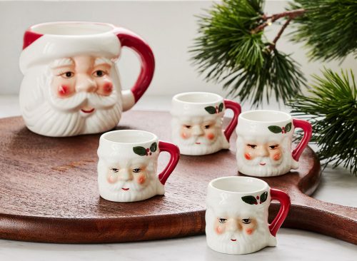 Santa Claus Espresso Shot Glasses - Set of 4
