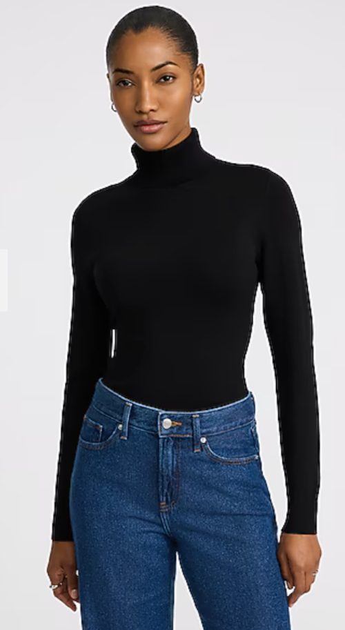 Silky Soft Fitted Turtleneck Sweater