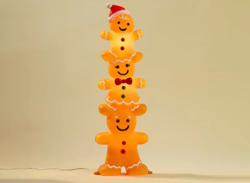 Stacked Gingerbread Blow Mold