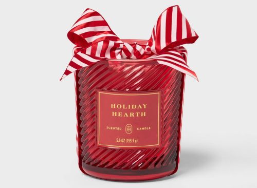 Swirled Glass Jar Candle - Threshold™