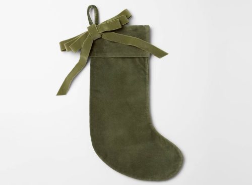 Velvet Bow Stocking - Threshold™ designed with Studio McGee