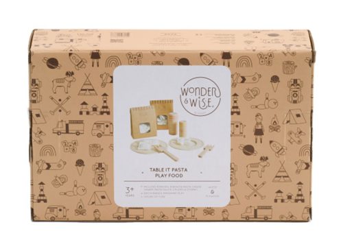 WONDER & WISE Table It Pasta Play Food Set