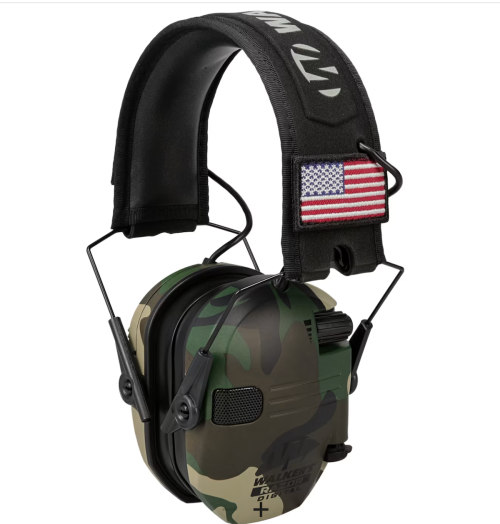 Walker's Razor Pro Slim Digital Electronic Earmuffs - Woodland Camo
