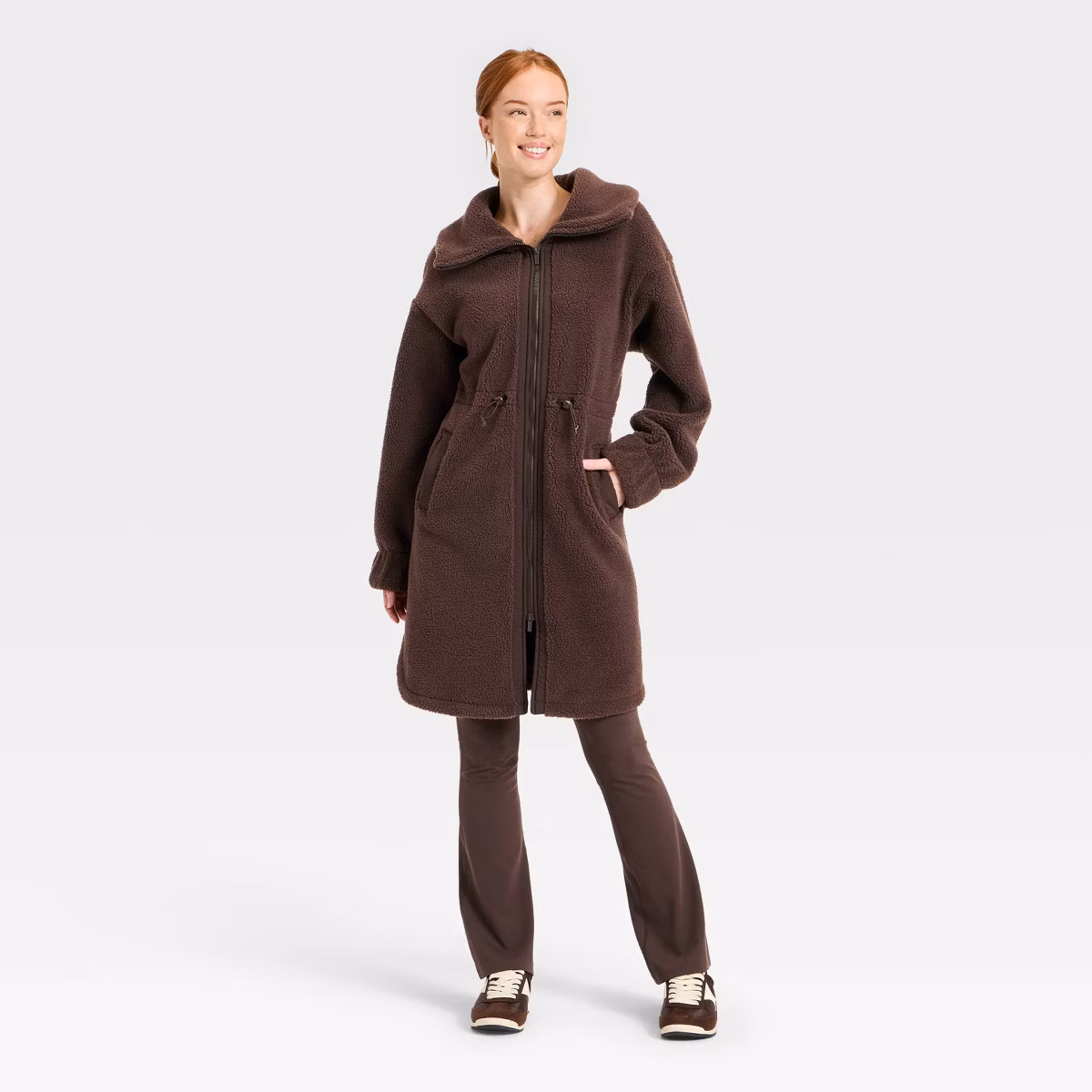 Women's Long High Pile Jacket - All In Motion