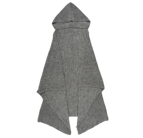 gray reading blanket