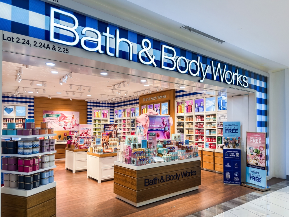 A Bath & Body Works storefront