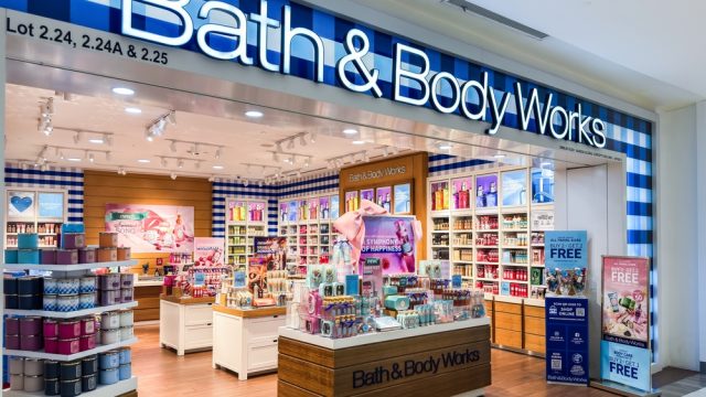 A Bath & Body Works storefront