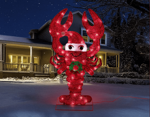 Christmas lobster decoration
