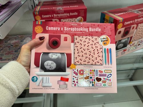 camera and scrap book