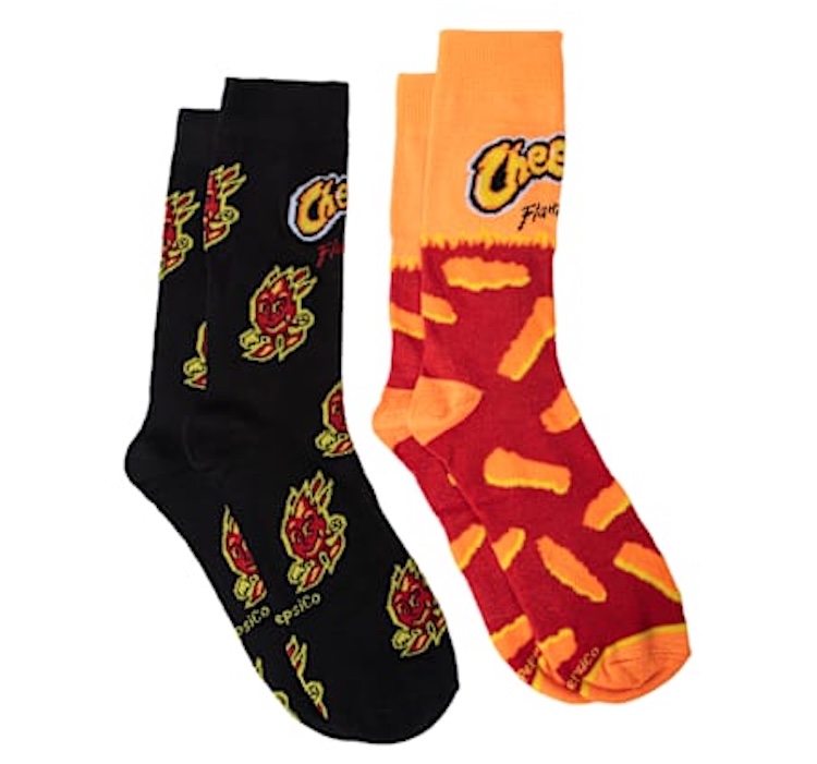 Flamin Hot Cheetos socks at Five Below