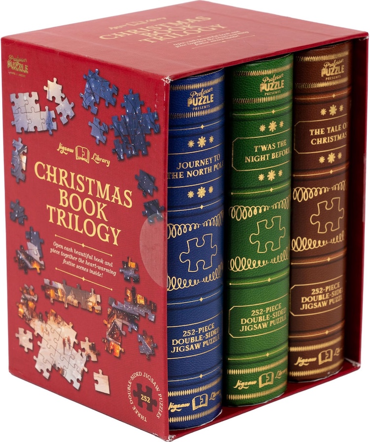 Christmas Book Trilogy Jigsaw Puzzle Set