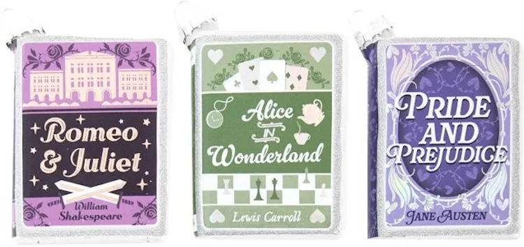 Classic Book Ornament Trio
