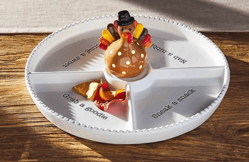 Thanksgiving turkey snack platter