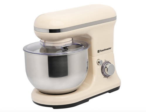 beige stand mixer