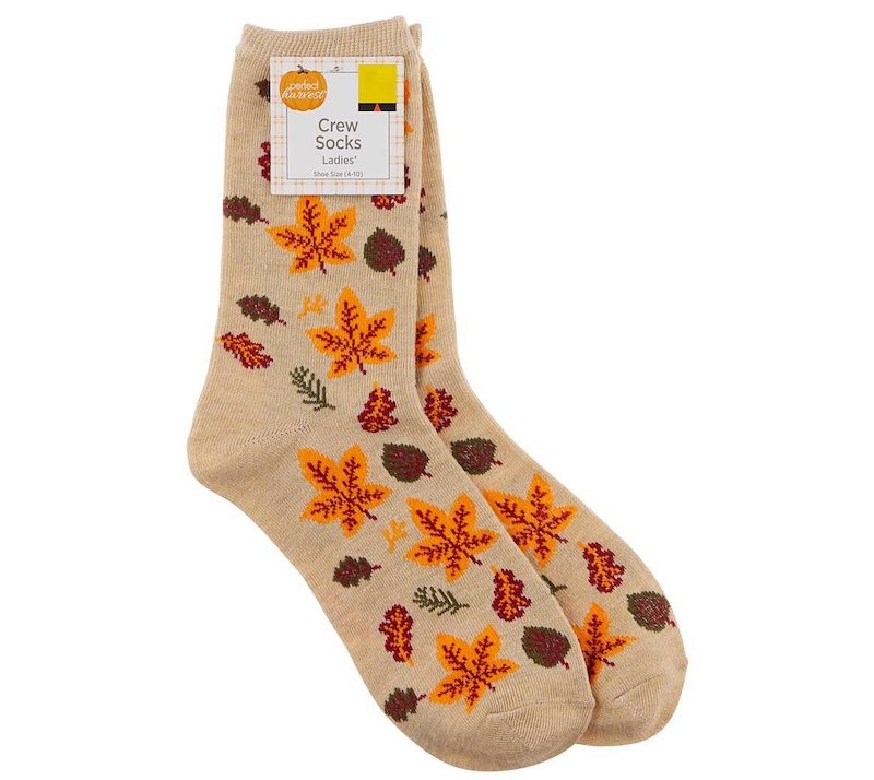 Fall Crew Socks at Dollar General