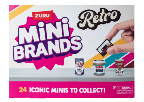 Mini retro brands advent calendar