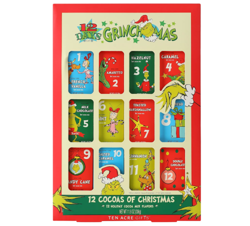 The Grinch hot cocoa advent calendar