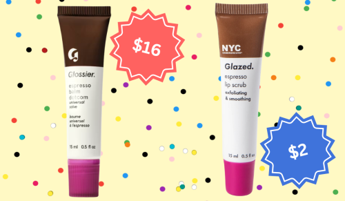 Glossier Balm Dot Com and Five Below dupe
