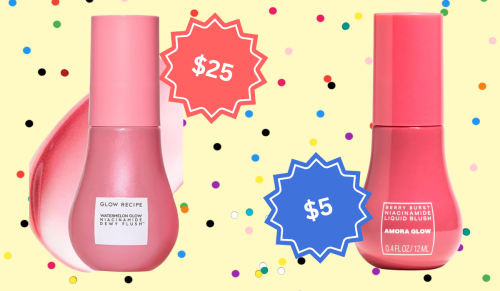 Glow Recipe watermelon skincare and Five Below dupe