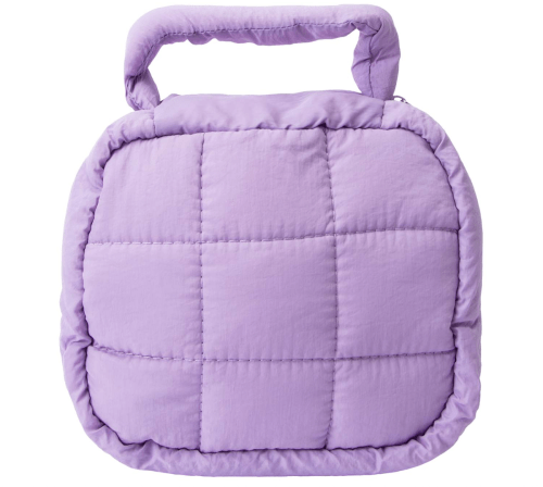 purple travel pouch