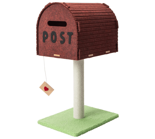 mailbox cat scratcher