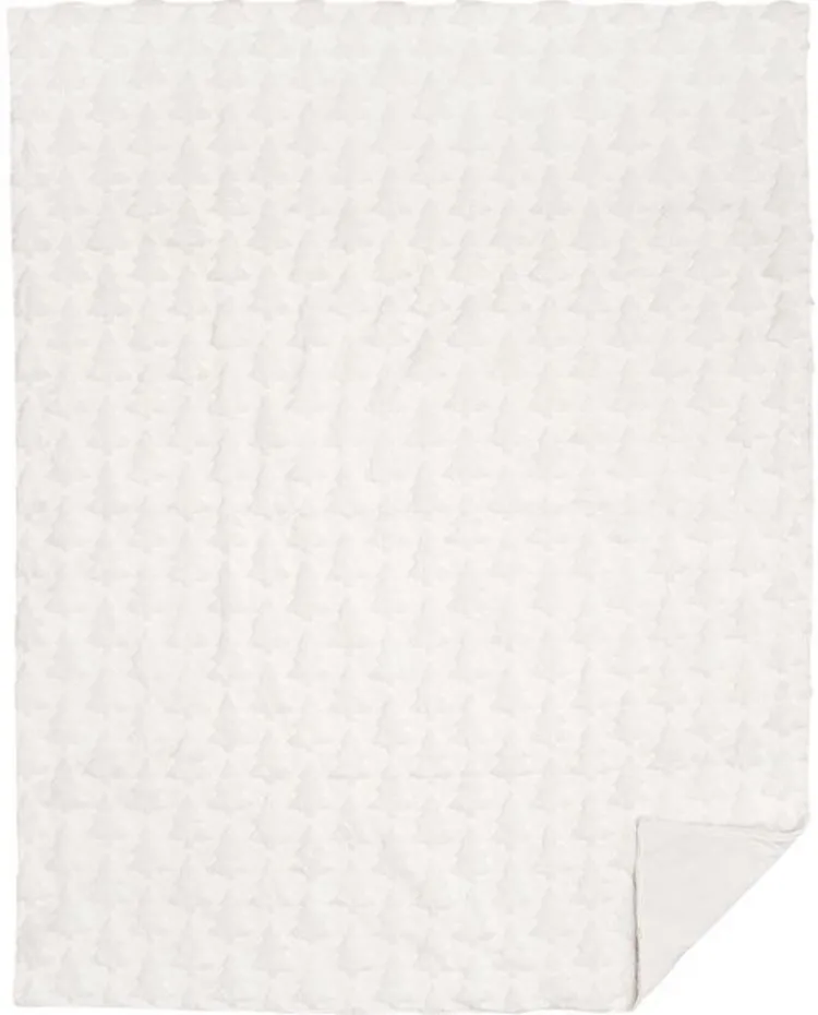 Frosted Tree Throw Blanket