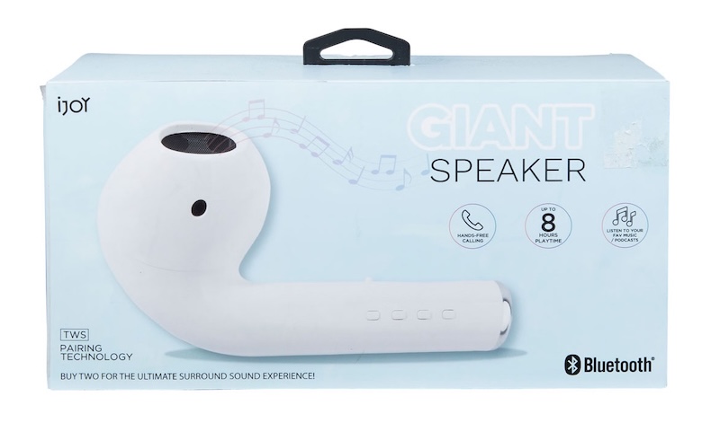 Giant Earbud Speaker from Dollar General