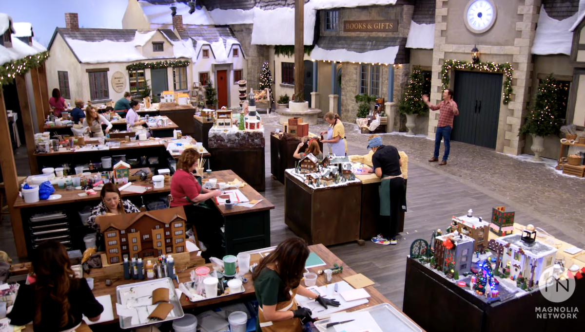 still from the Magnolia Network's Gingerbread Land