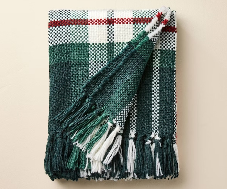 Chunky Plaid Throw from Target