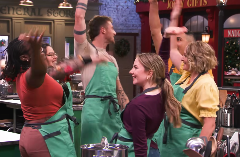 Contestants on the Holiday Baking Championship