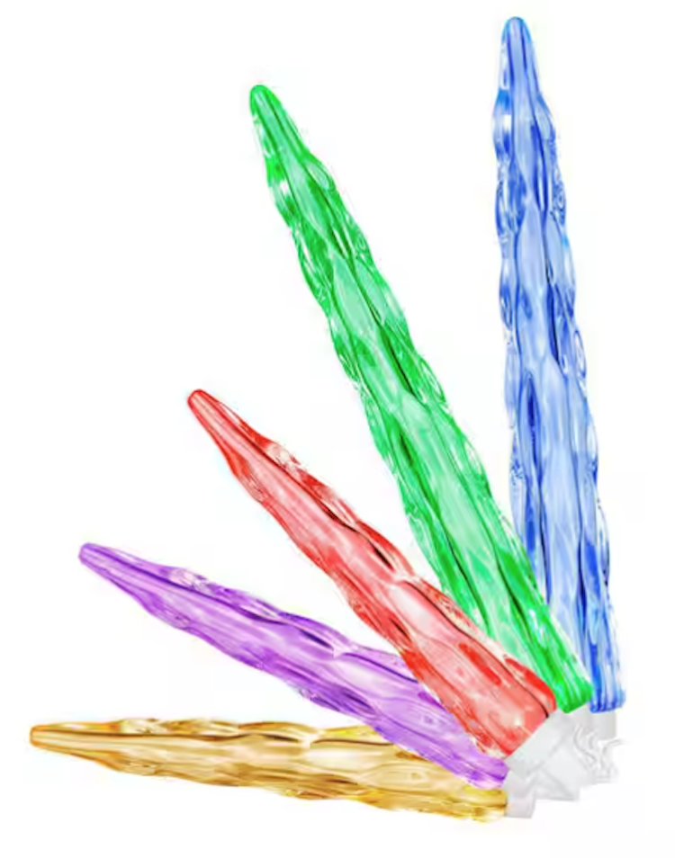 24 Multi-Colored Motion LED Icicle Lights