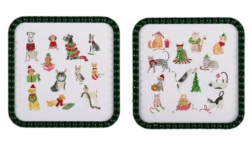 christmas cat and dog prints