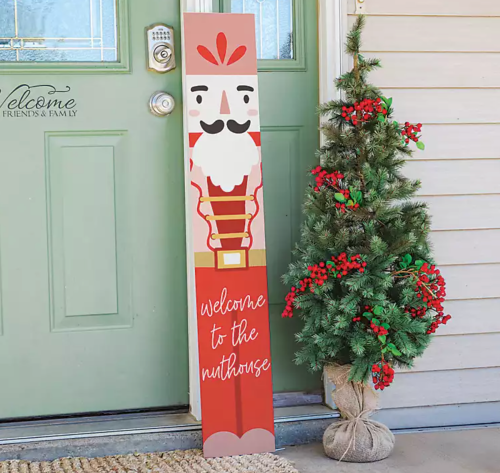 nutcracker porch sign