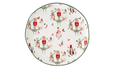 christmas nutcracker plate