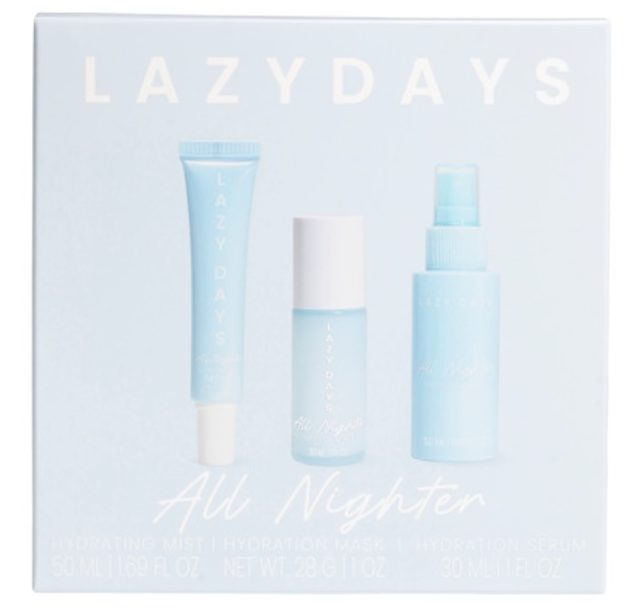 Lazy Days All Nighter pack from Five Below