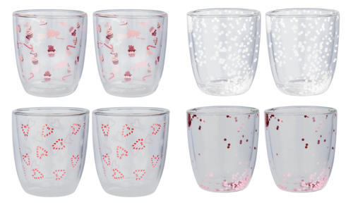 holiday stemless wineglass tumblers