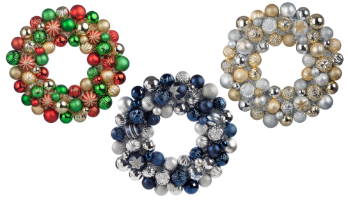 christmas ornament wreaths