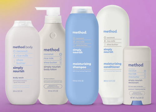 method products in the scent Simply Nourish