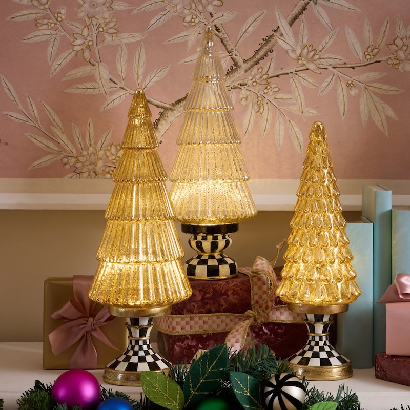 Crystal Palace Illuminated Tall Glass Tree