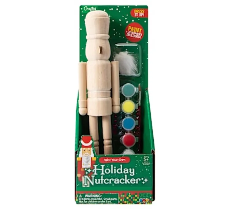 Christmas Paint Your Own Holiday Nutcracker Set