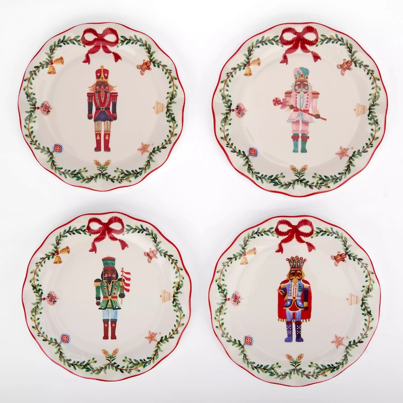 Nutcracker salad plates from Kirkland's