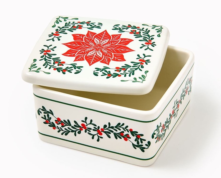 Poinsettia Trinket Dish