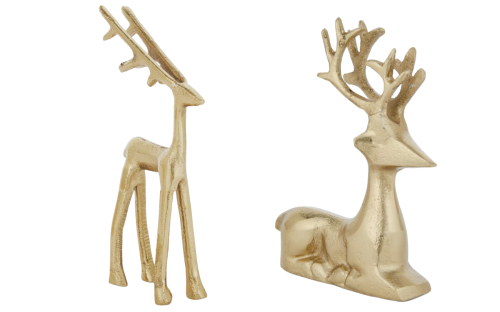 gold reindeer