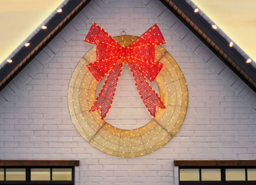 LED Christmas wreath decoration