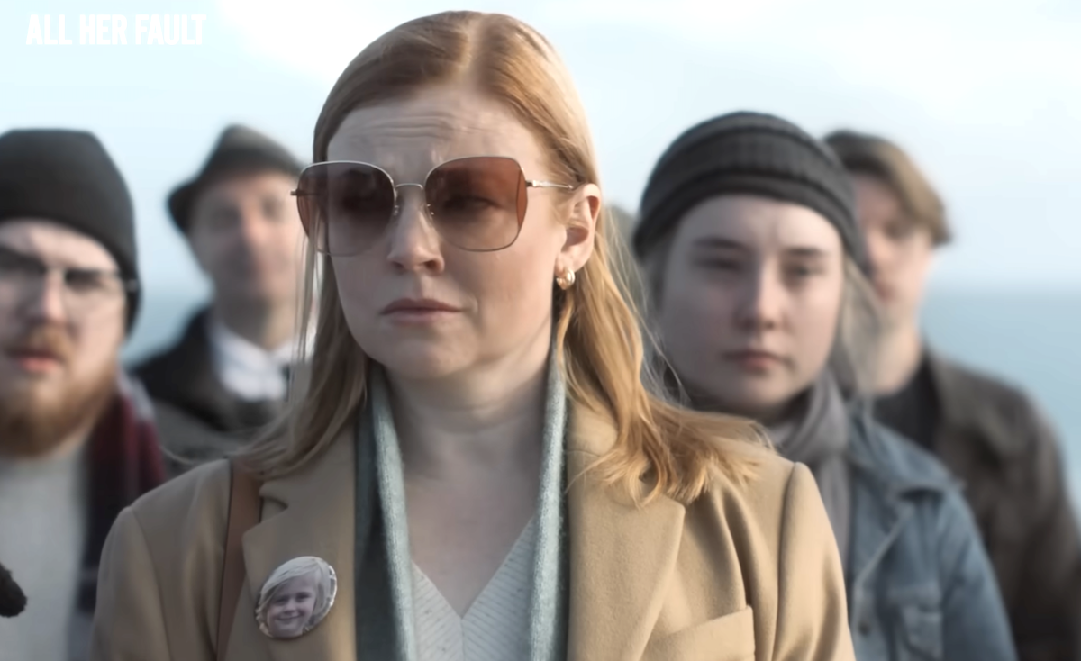 still of Sarah Snook in the show All Her Fault