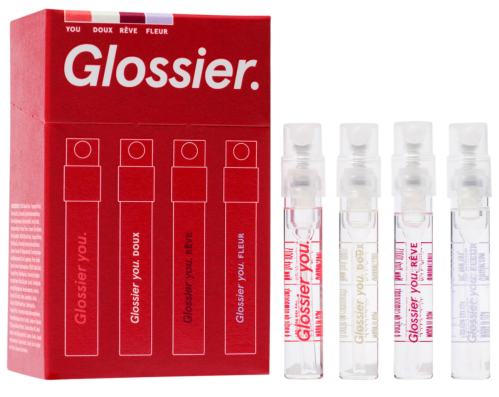 Glossier perfume sampler