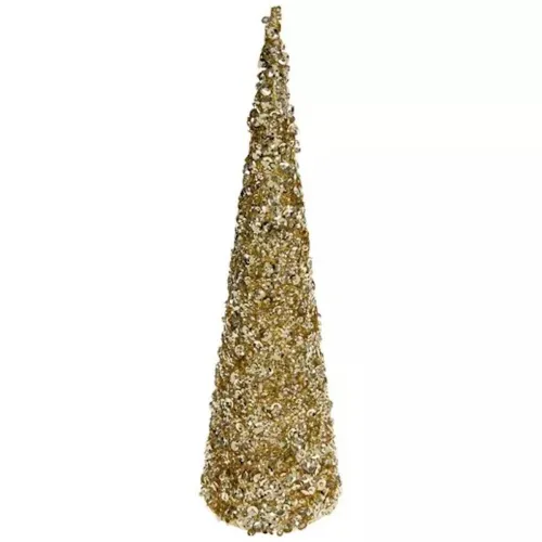 sequin cone tree